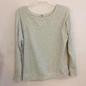 Full tilt creme/gray super soft long sleeve